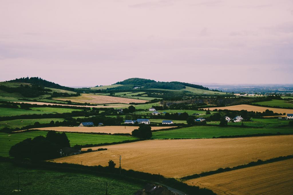 rural landscape with houses dotted 1024x683 1